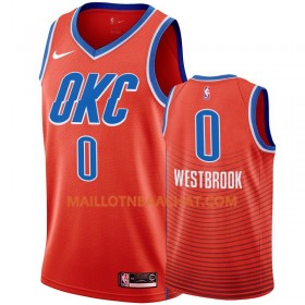 Maillot NBA Oklahoma City Thunder Russell Westbrook 0 Nike 2019-20 Statement Edition Swingman - Homme